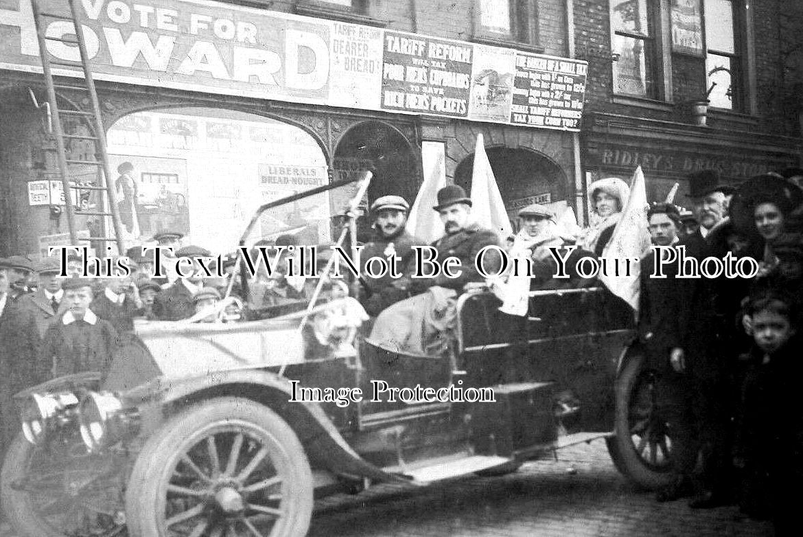 CU 1071 - Howard Setting Off On Polling Day, Carlisle, Cumbria 1910