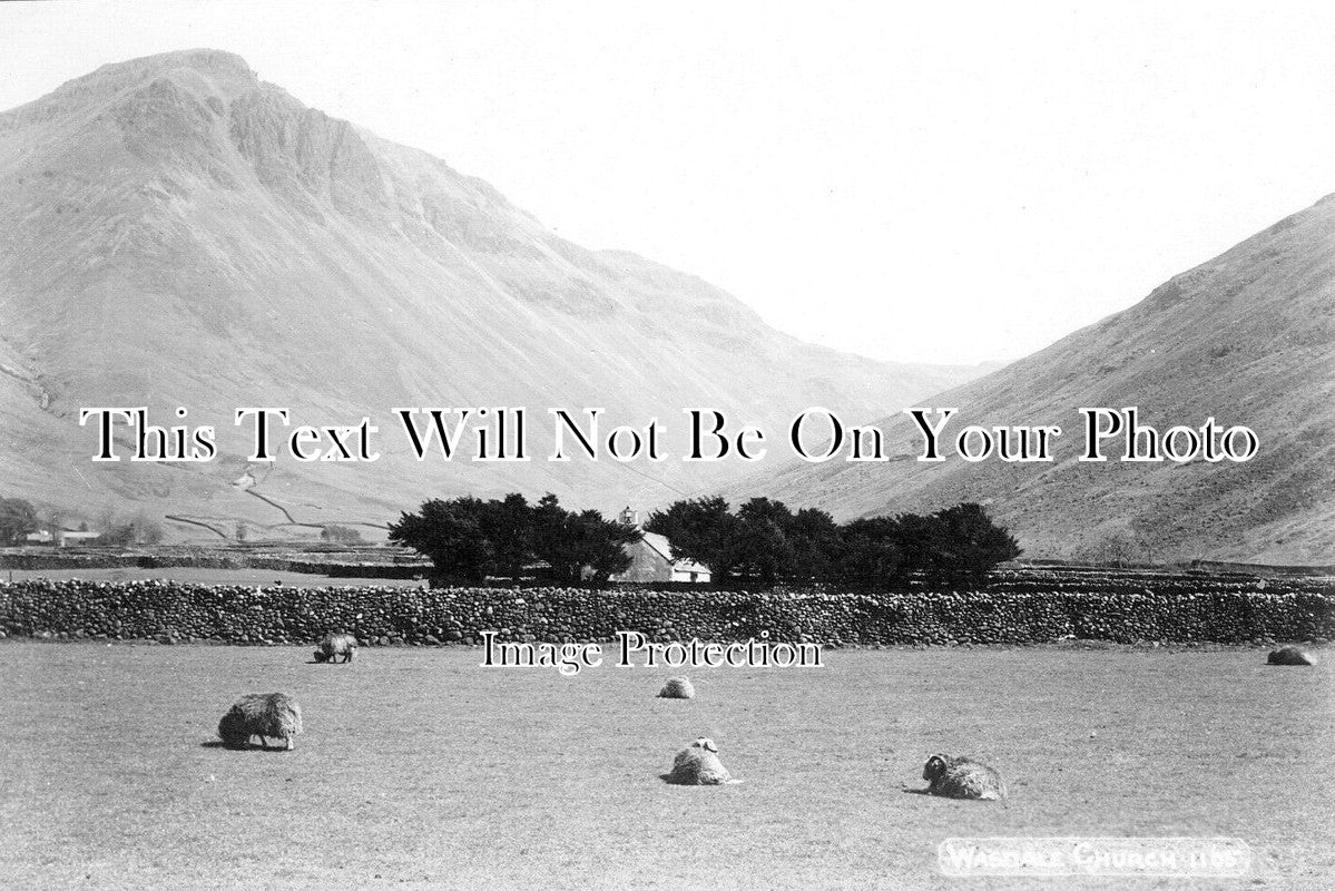 CU 1100 - Wasdale Church, Cumbria