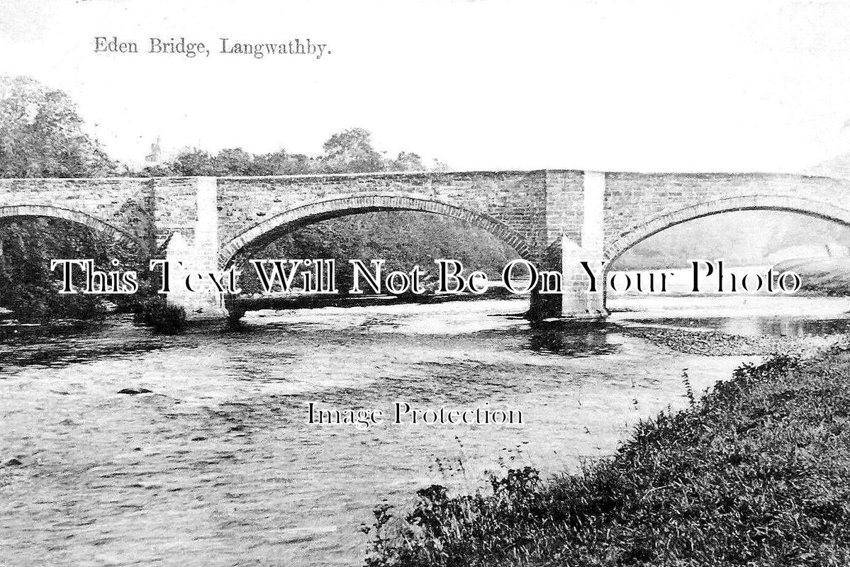 CU 1114 - Eden Bridge, Langwathby, Cumbria c1912