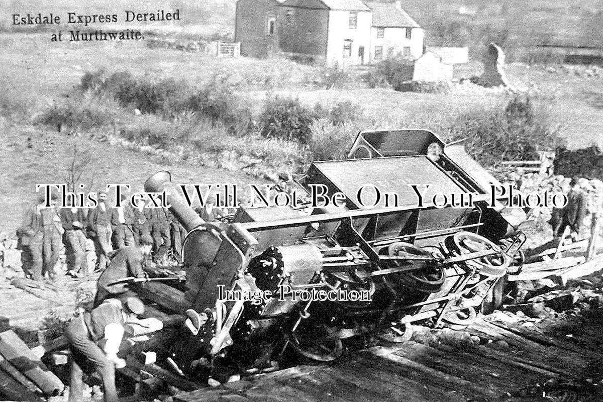 CU 1116 - Eskdale Express Derailed At Murthwaite, Cumbria 1909