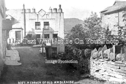 CU 1133 - A Corner Of Old Ambleside, Cumbria