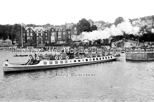 CU 1141 - Furness Railway Steamer SY Tern, Bowness Bay, Cumbria