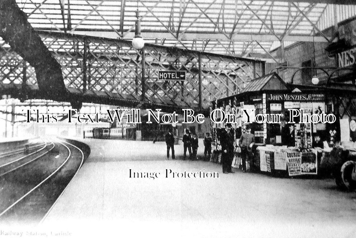 CU 1174 - Carlisle Railway Station, Cumbria c1905