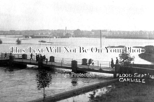 CU 1178 - Flood At Stoneyholme Golf Club, Carlisle, Cumbria