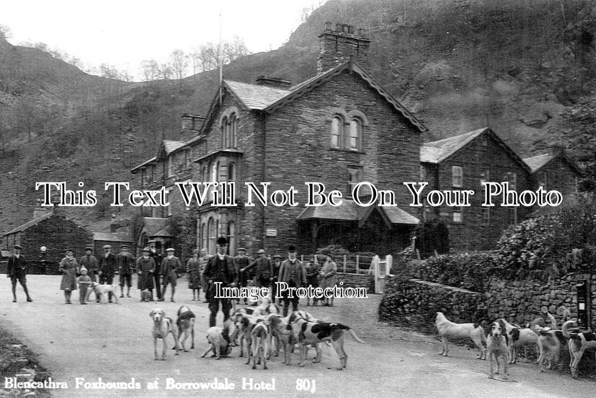 CU 1188 - Blencathra Foxhounds At Borrowdale Hotel, Cumbria