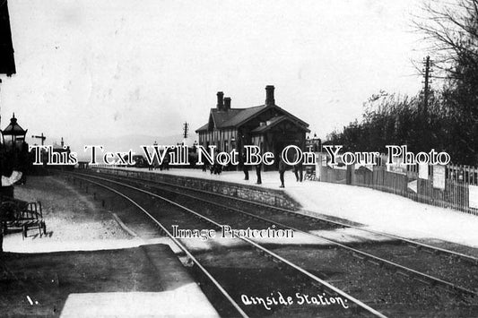 CU 121 - Arnside Railway Station, Furness, Cumbria, Cumberland