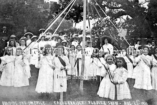 CU 1215 - Maypole, Calderbridge Flower Show, Cumbria 1911