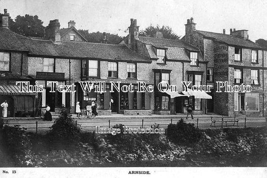 CU 122 - Arnside Post Office, Cumbria, Cumberland c1914