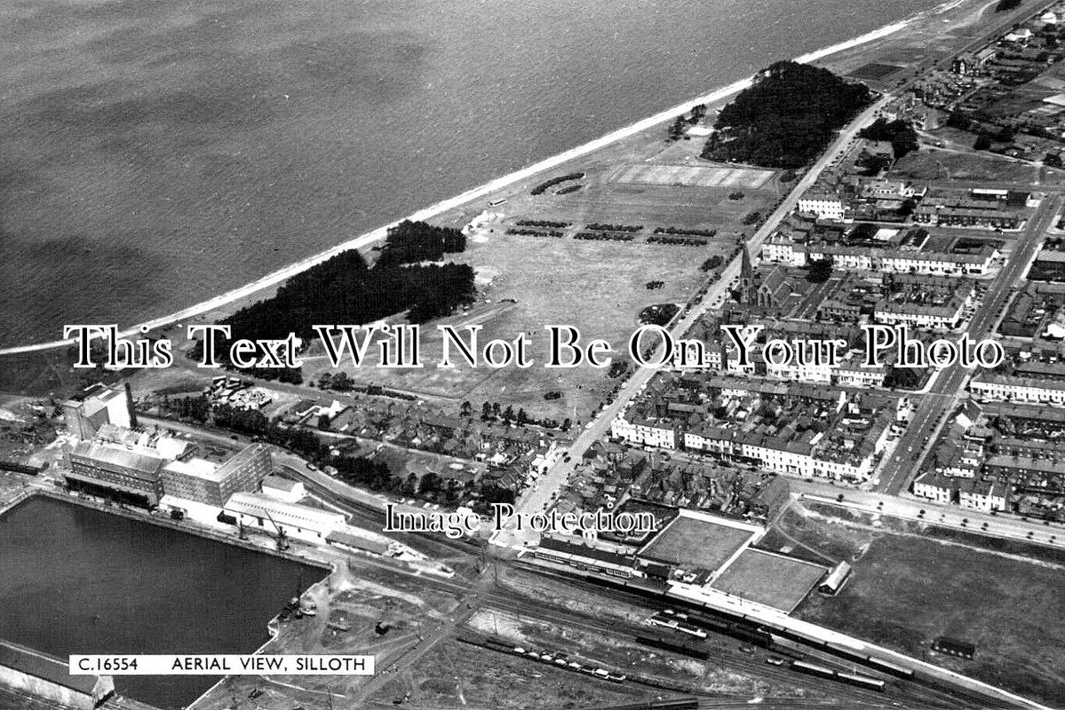 CU 1226 - Aerial View Of Silloth, Cumbria