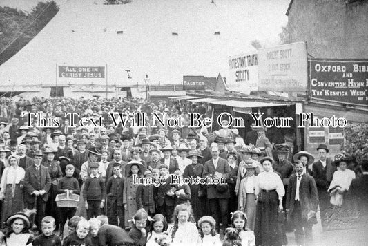 CU 1258 - Keswick Convention Crowds, Cumbria