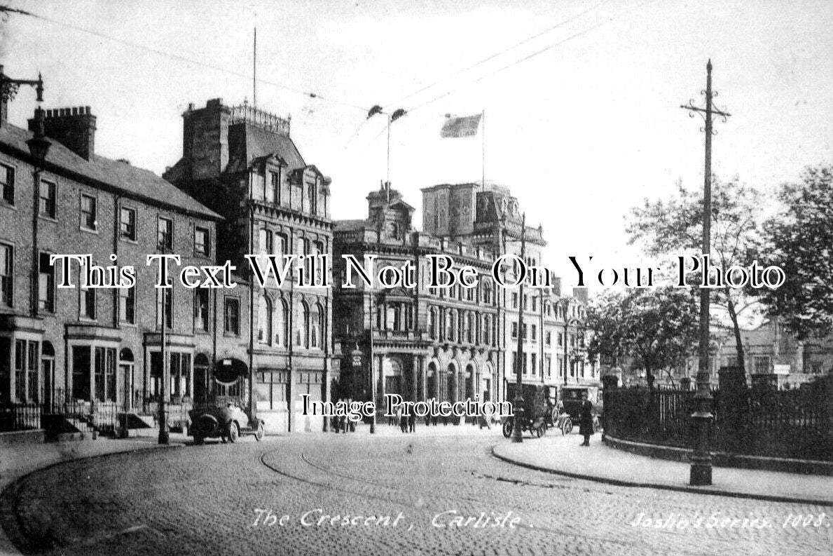 CU 1260 - The Crescent, Carlisle, Cumbria c1921