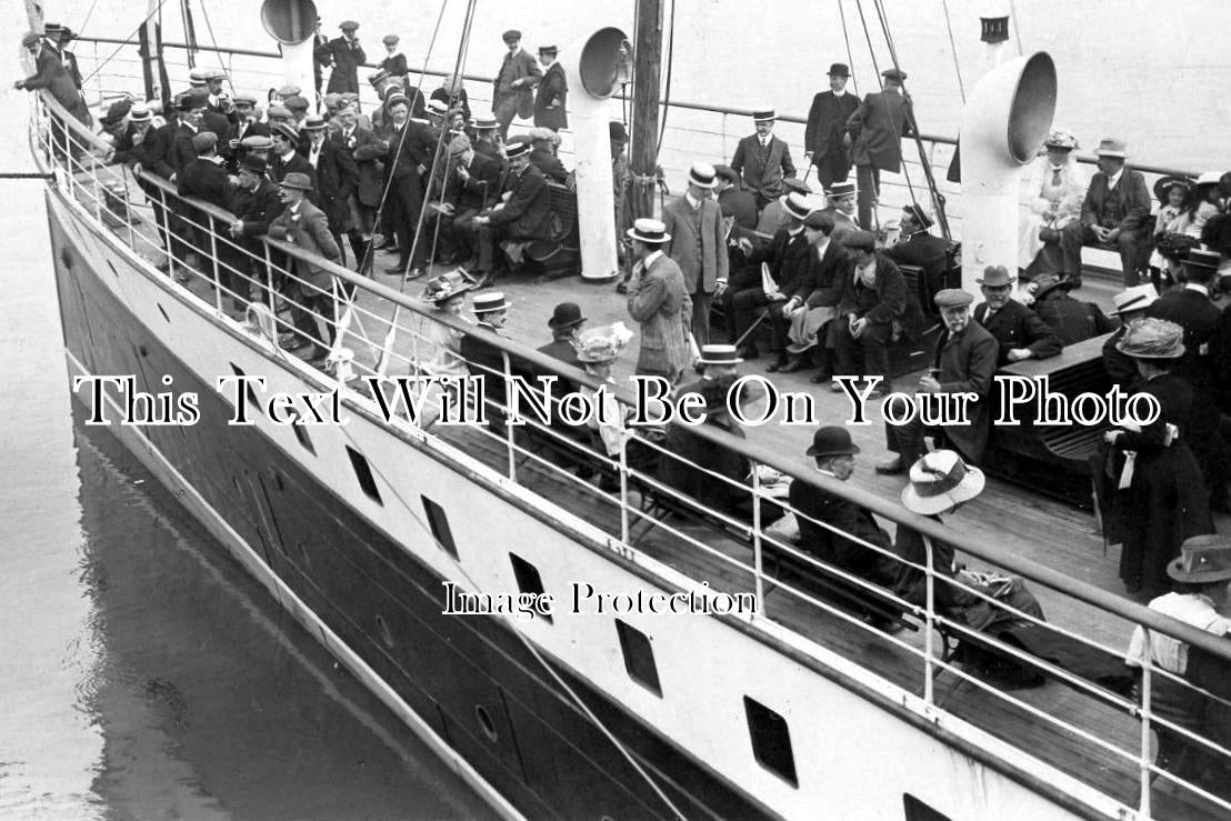 CU 129 - Lady Moyra Paddle Steamer Fleetwood To Barrow, Cumbria, Cumberland c1910