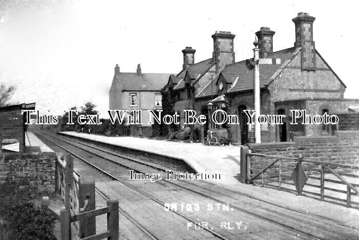 CU 1296 - Drigg Railway Station, Furness Railway, Cumbria c1905