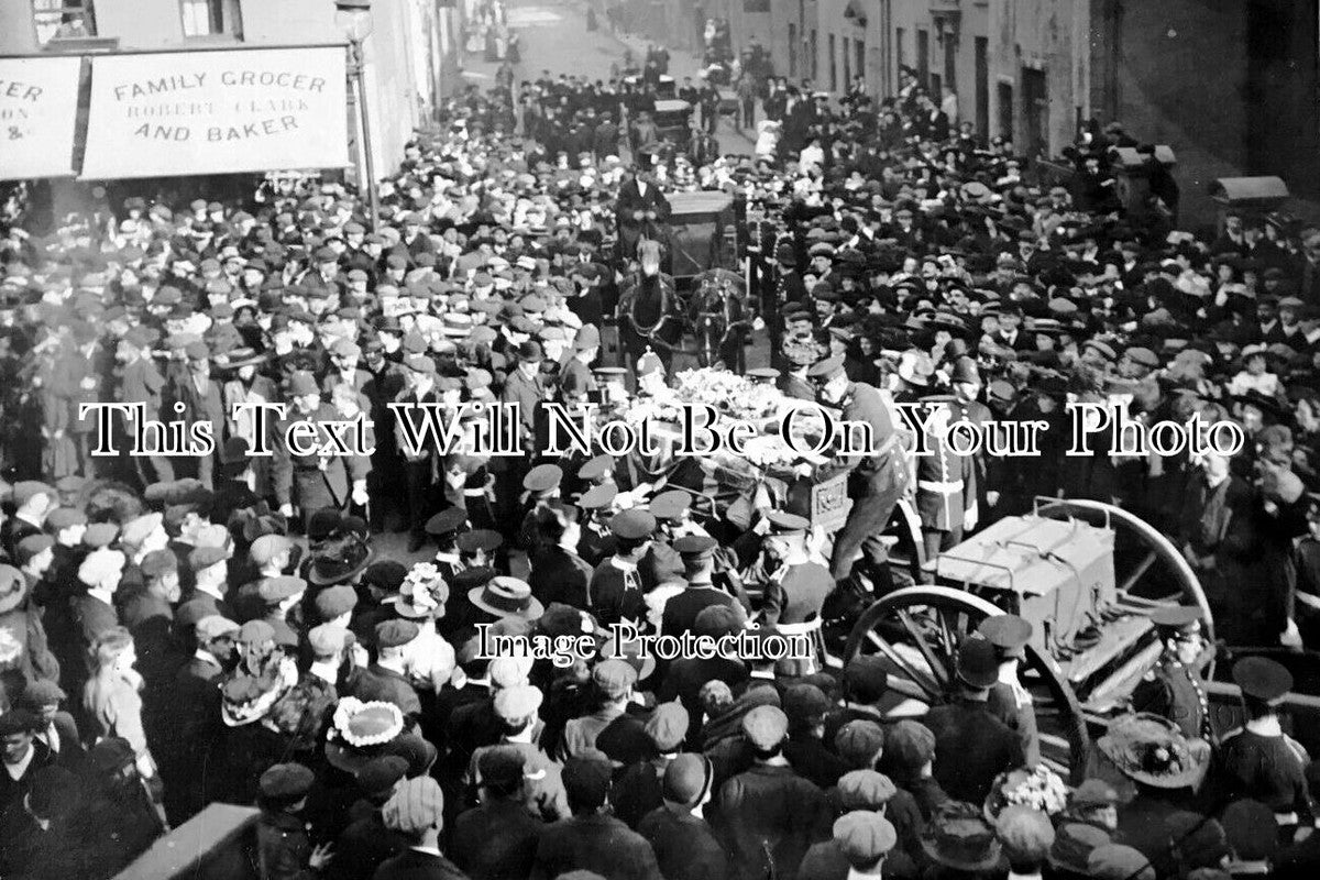 CU 1297 - Funeral Of A Collier, Whitehaven, Cumbria