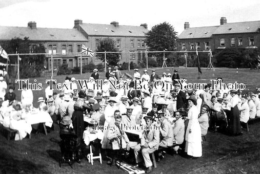 CU 1328 - Brunswick Sqaure Peace Celebrations, Penrith, Cumbria 1918 WW1