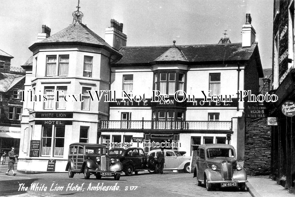 CU 1348 - The White Lion Hotel, Ambleside, Cumbria