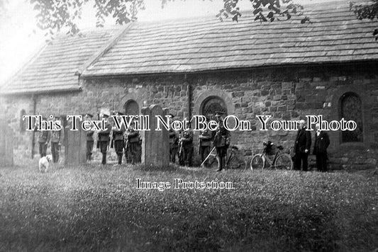 CU 1352 - WW1 Funeral, Great Orton Church, Cumbria