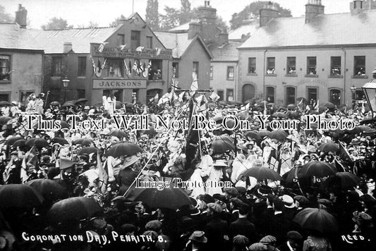 CU 1356 - Coronation Day, Penrith, Cumbria 1911