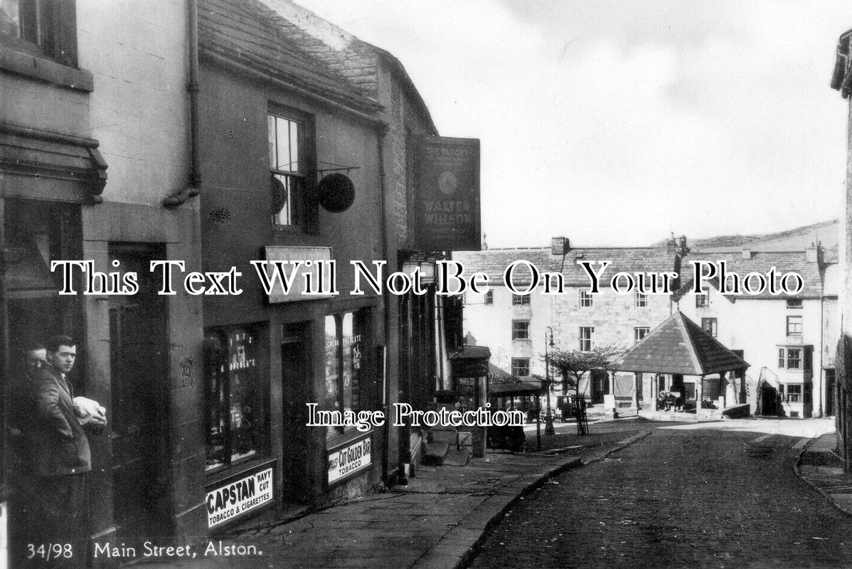 CU 1361 - Main Street, Alston, Cumbria c1934