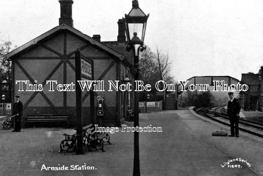 CU 14 - Arnside Railway Station, Cumbria c1910