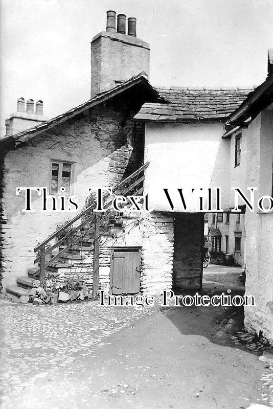 CU 1406 - Old Houses, Hawkshead, Cumbria