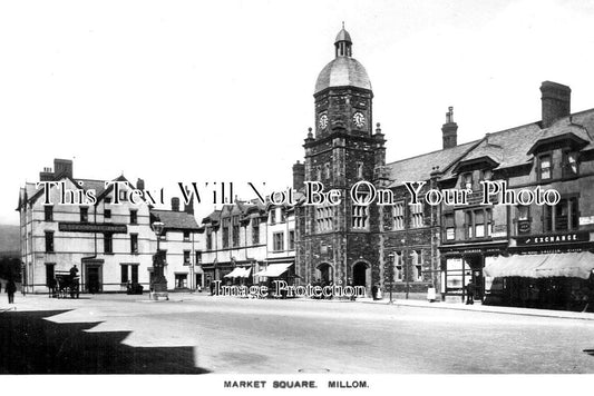 CU 1414 - Market Square, Millom, Cumbria