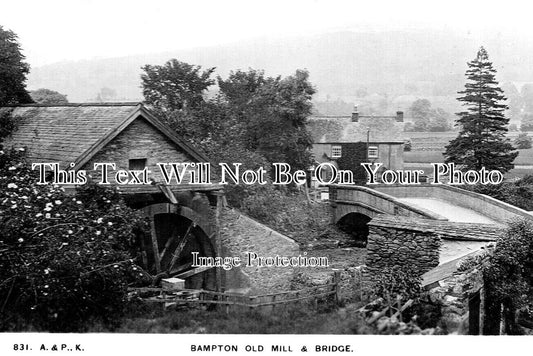 CU 1422 - Bampton Old Mill & Bridge, Cumbria