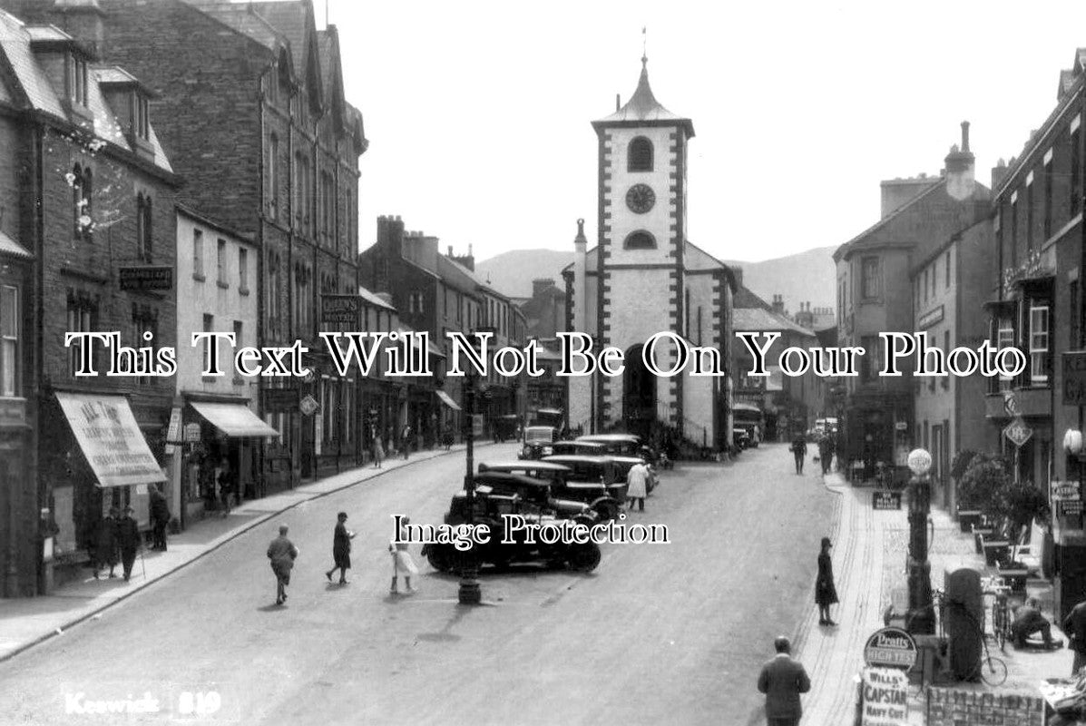 CU 1429 - The Main Street, Keswick, Cumbria