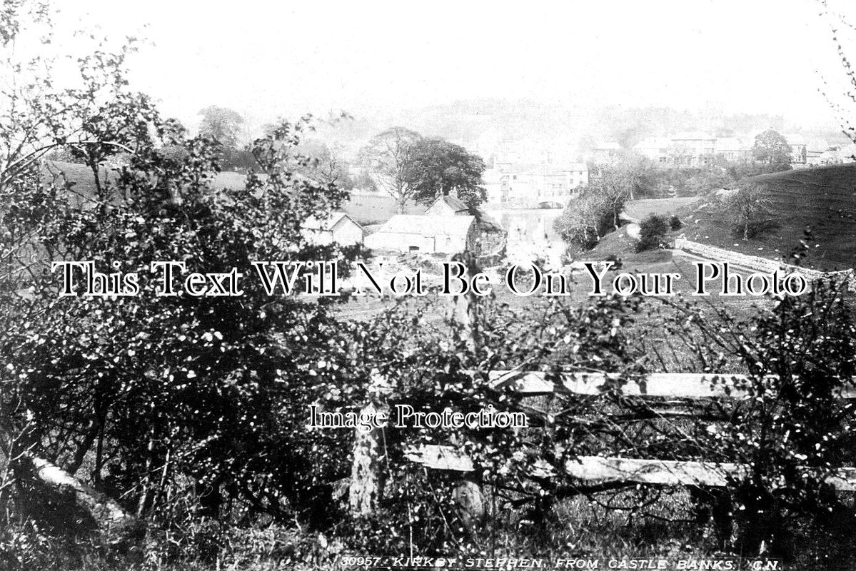 CU 1444 - Kirkby Stephen From Castle Banks, Cumbria