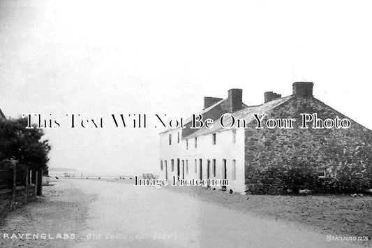 CU 1449 - Old Cottages, Ravenglass, Cumbria c1910
