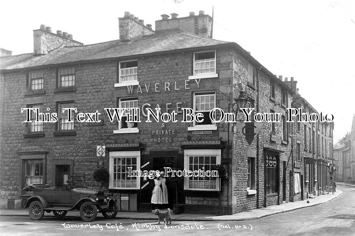 CU 1450 - Waverley Cafe, Kirkby Lonsdale, Cumbria c1930