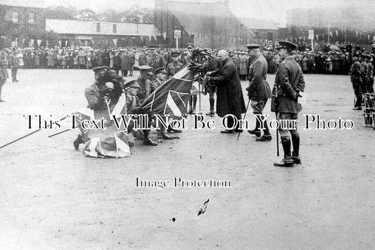 CU 1476 - Presenting The Colours At Carlisle Castle, Cumbria 1919