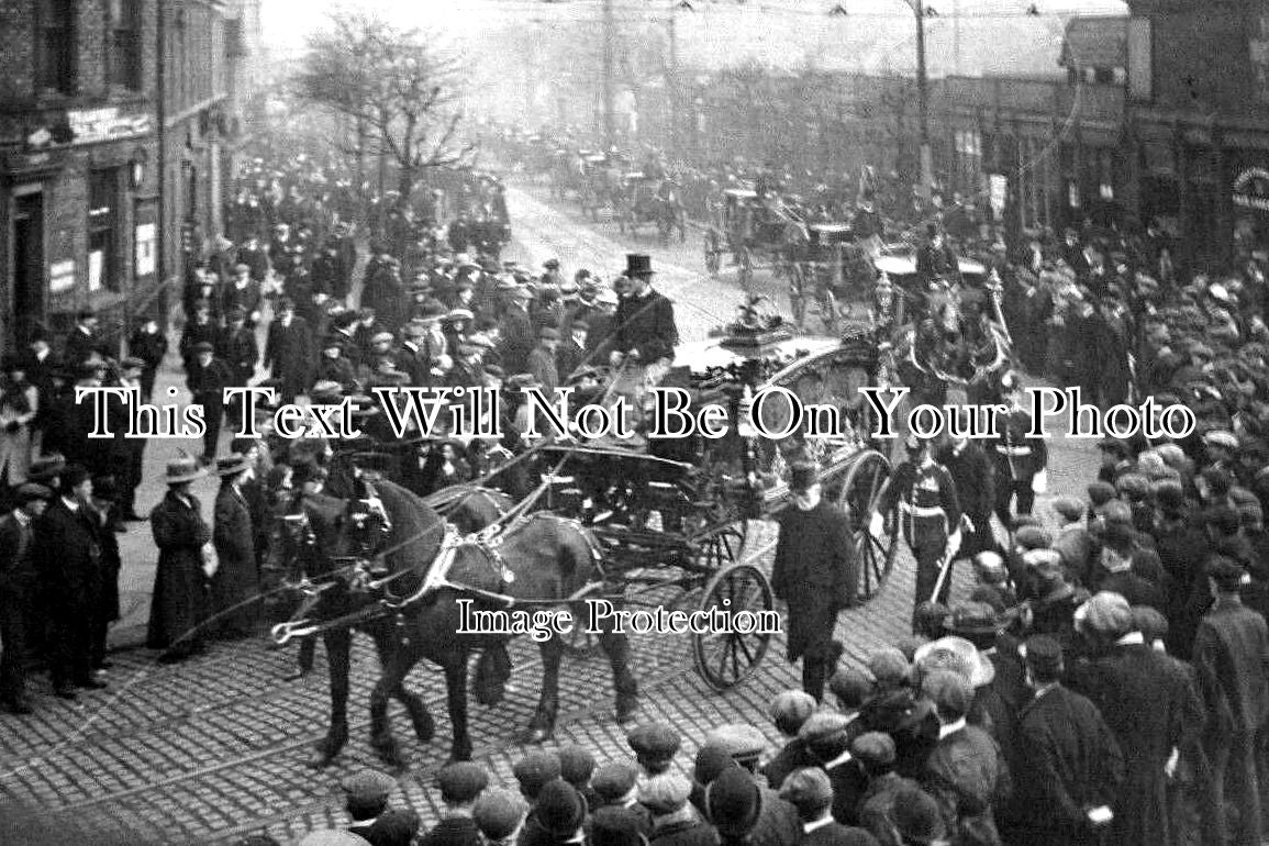 CU 1481 - Military Funeral At Carlisle, Cumbria WW1