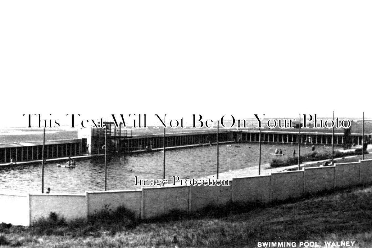 CU 1507 - Swimming Pool, Walney, Barrow, Cumbria c1936