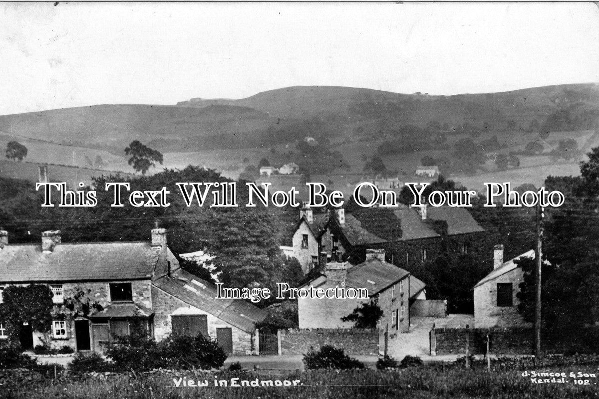 CU 151 - View Of Endmoor, Cumbria, Cumberland c1914