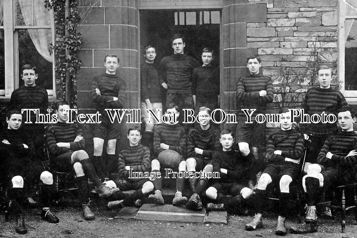 CU 154 - Keswick School Football Team, Cumbria, Cumberland 1911