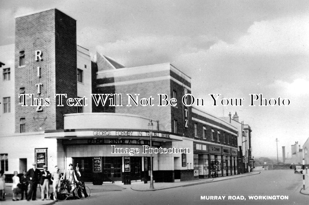 CU 156 - The Ritz Cinema, Workington, Cumbria, Cumberland c1941 – JB ...