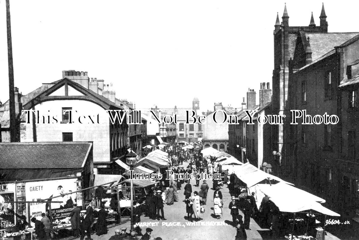 CU 1562 - Market Place, Whitehaven, Cumbria