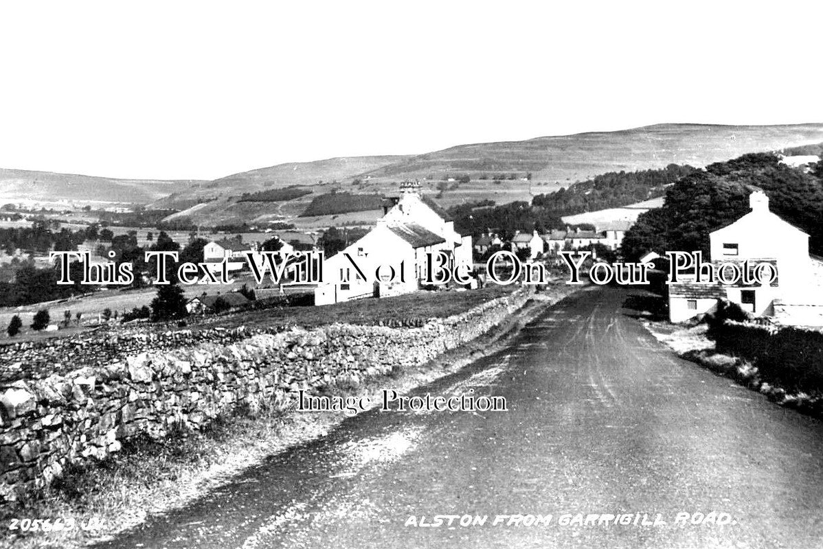 CU 1614 - Alston From Garrigill Road, Cumbria