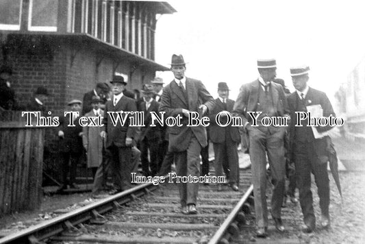 CU 1656 - Jury & Coroner, Scene Of Quintishill Disaster, Cumbria 1915