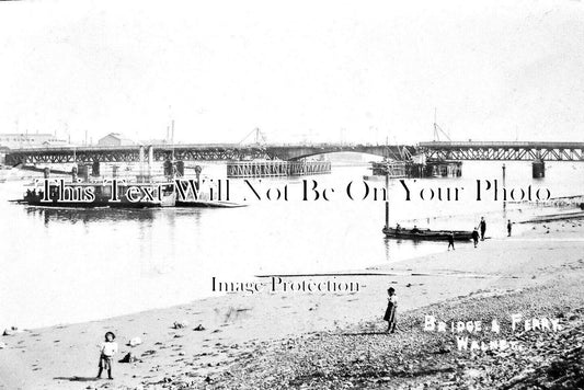 CU 1665 - Walney Bridge & Ferry, Barrow In Furness, Cumbria c1908