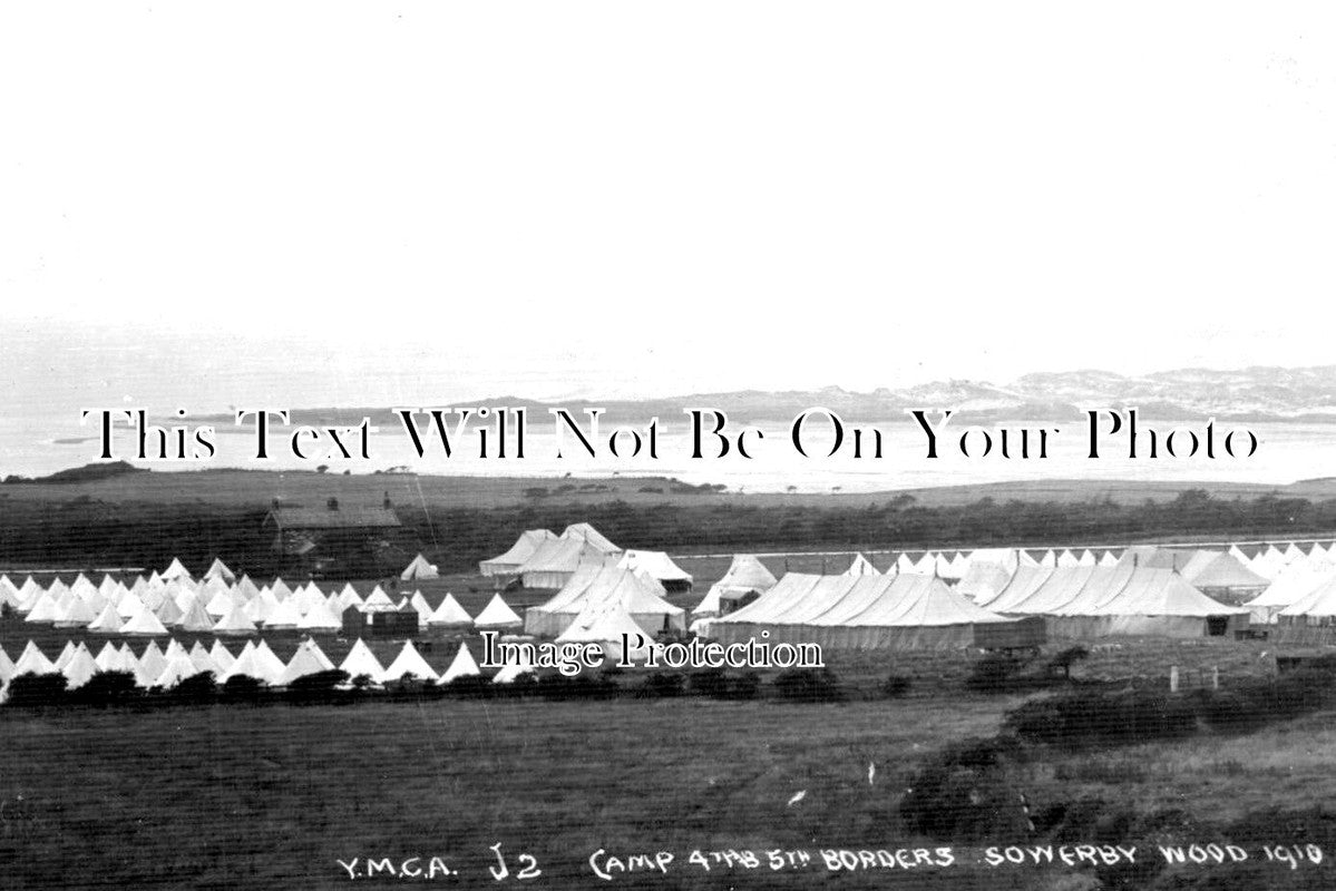 CU 1699 - YMCA J2 Camp, 4th & 5th Borders Military Camp, Sowerby Wood 1910