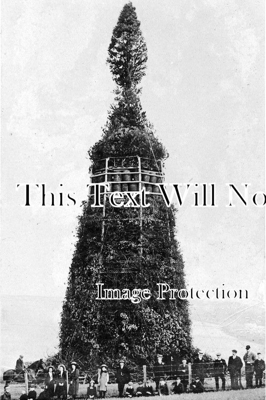 CU 17 - Coronation Bonfire, Whitehaven, Cumbria 1911