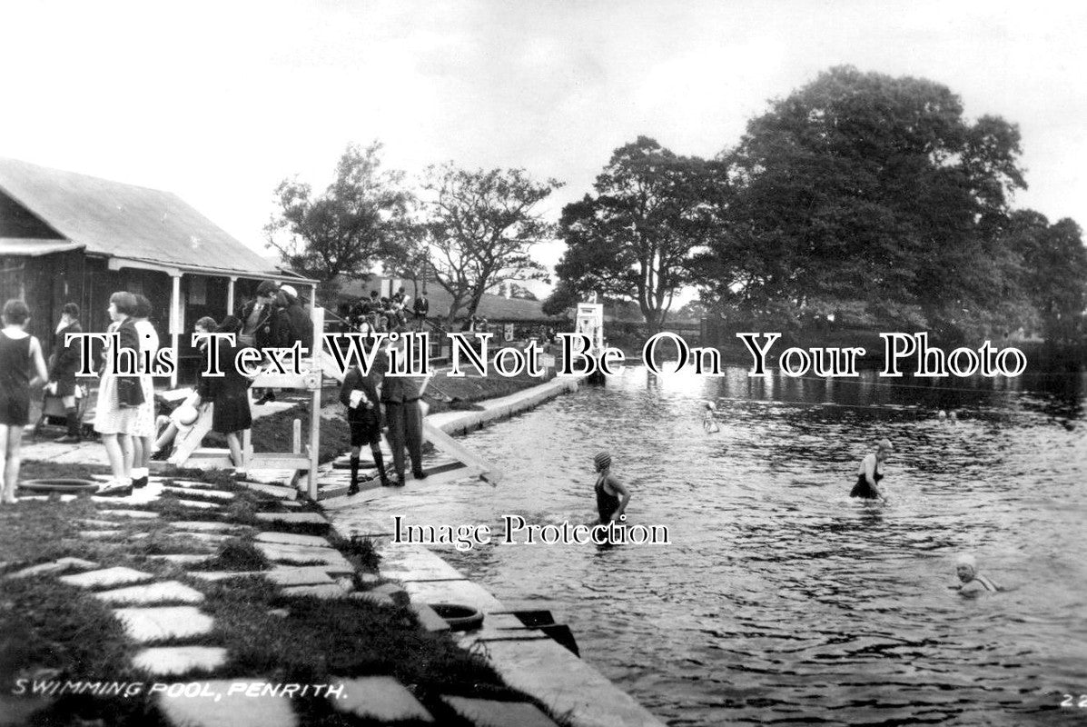 CU 1704 - Swimming Pool, Penrith, Cumbria c1941