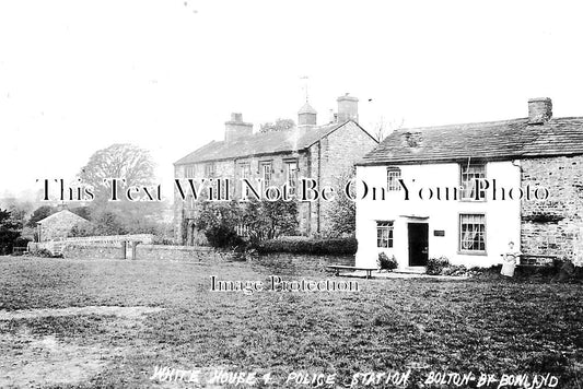 CU 1729 - White House & Police Station, Bolton By Bowland, Cumbria c1910