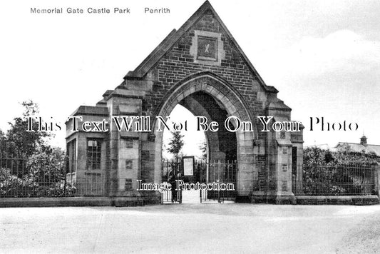 CU 1773 - Penrith Memorial Gate Castle Park, Cumbria