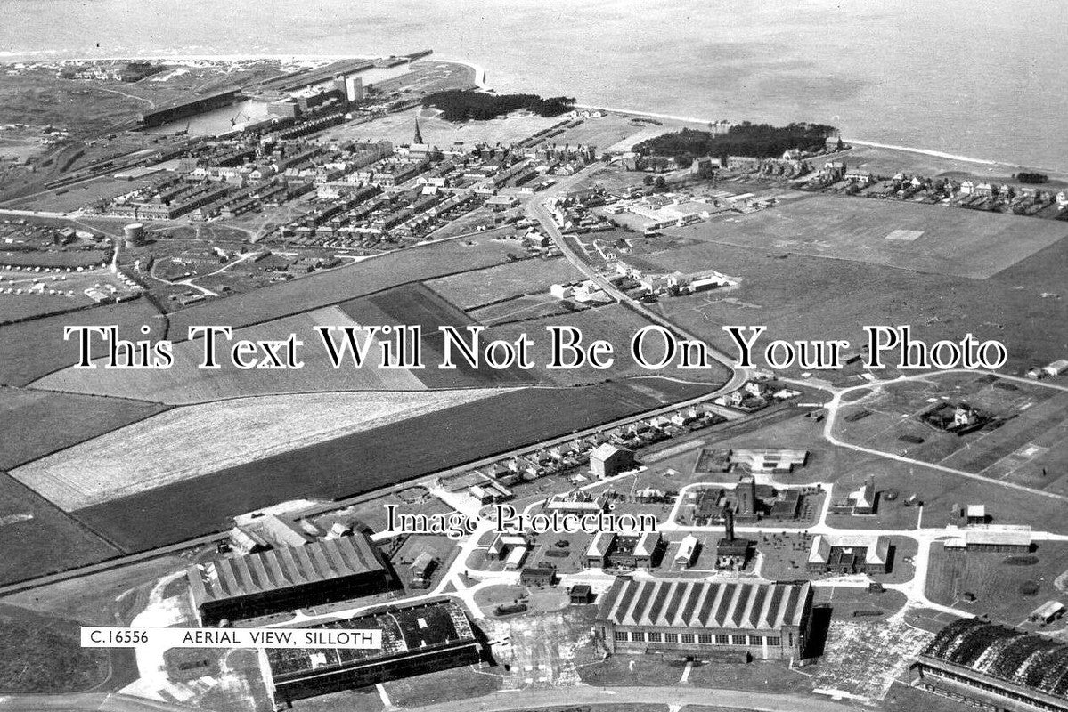 CU 1776 - Aerial View Of Silloth, Cumbria