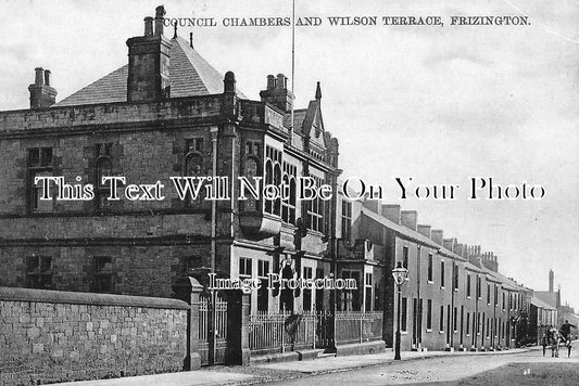 CU 1808 - Council Chambers & Wilson Terrace, Frizington, Cumbria c1909