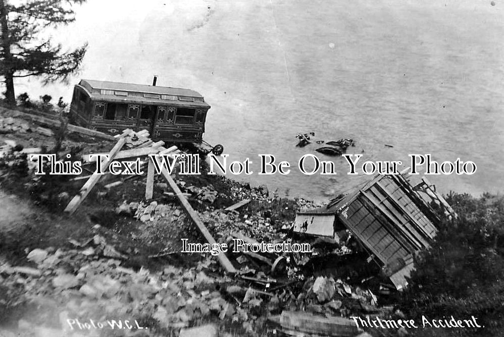 CU 181 - Thirlmere Railway Accident, Cumbria, Cumberland 1908