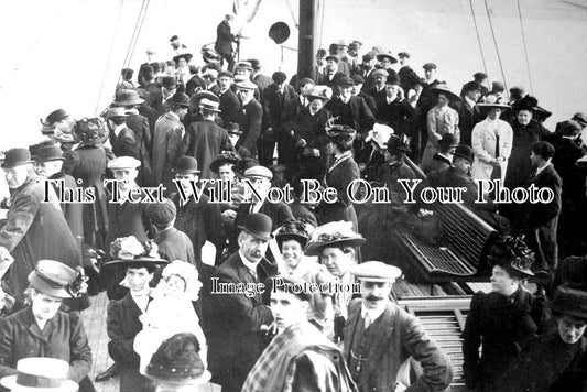 CU 1820 - Sankey Barrow Pleasure Steamer To Blackpool, Cumbria 1906